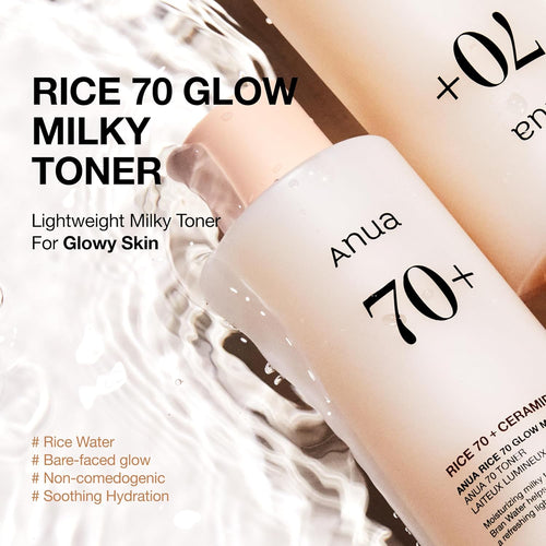 Anua Rice 70 Glow Milky Toner - 250ml