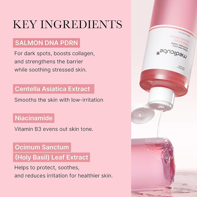 Medicube PDRN Pink Cica Soothing Toner - (250ml)