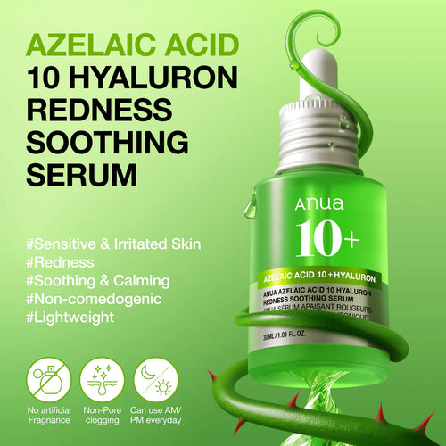 Anua Azelaic Acid 10+ Hyaluron Soothing Serum - 30ml