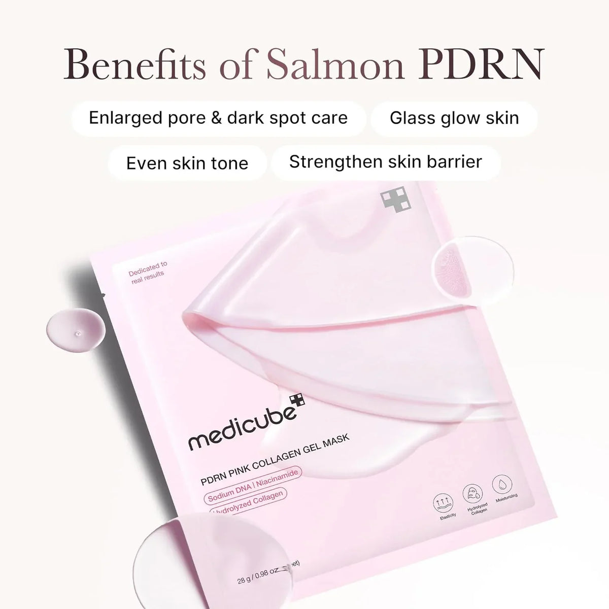 Medicube PDRN Pink Collagen Gel Mask (1 Sheet)