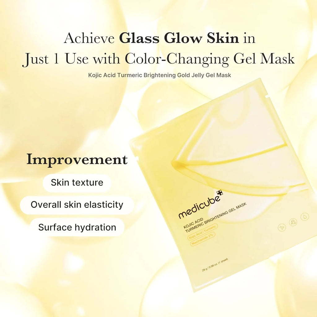 Medicube Kojic Acid Turmeric Brightening Gel Mask (1 Sheet)