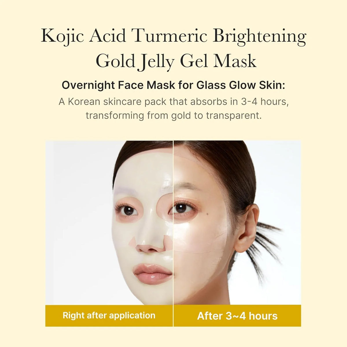 Medicube Kojic Acid Turmeric Brightening Gel Mask (1 Sheet)
